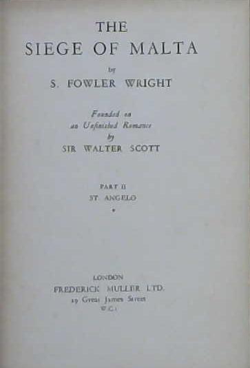 The Siege of Malta II | 9999903139553 | S. Fowler Wright