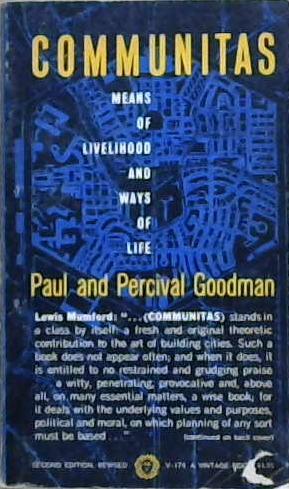 Communitas | 9999903145905 | Paul Goodman Percival Goodman