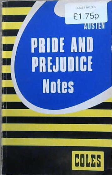 Coles Notes On Pride and Prejudice Notes | 9999903099222 | Coles Notes Staff Jane Austen