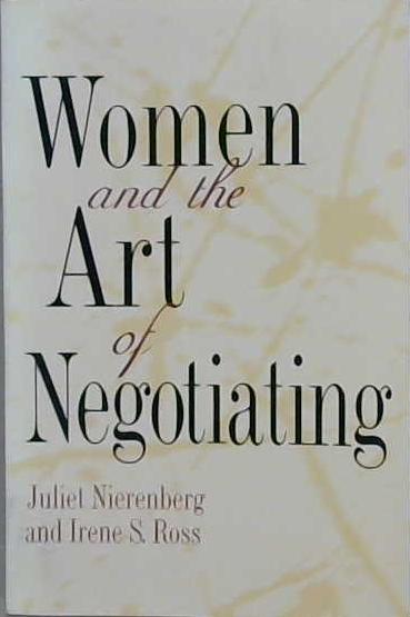 Women and  the Art of Negotiating | 9999903201731 | Juliet Nierenberg