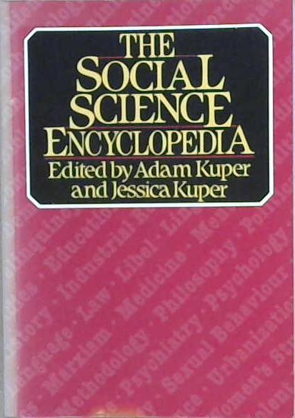 The Social Science Encyclopedia | 9999903215042 | Adam Kuper Jessica Kuper