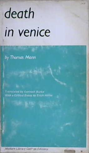 Death in Venice | 9999903200819 | Thomas Mann Kenneth Burke