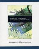 Managerial Economics and Organizational Architecture | 9999903123750 | James A. Brickley Clifford W. Smith Jerold L. Zimmerman