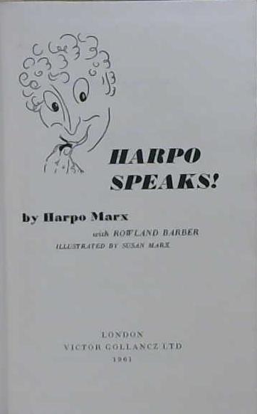 Harpo Speaks! | 9999903214434 | Harpo Marx