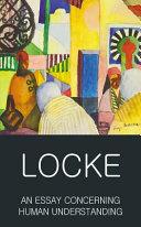 An Essay Concerning Human Understanding | 9999903147930 | Locke, John