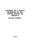 Journal of a Year's Residence in the United States of America | 9999902791998 | William Cobbett