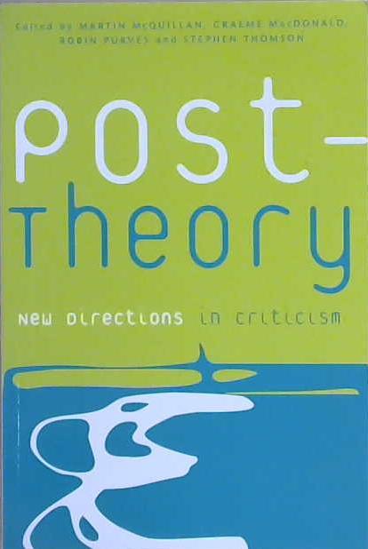 Post-theory | 9999903195771 | Martin McQuillan