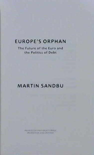 Europe's Orphan | 9999903239581 | Martin Sandbu