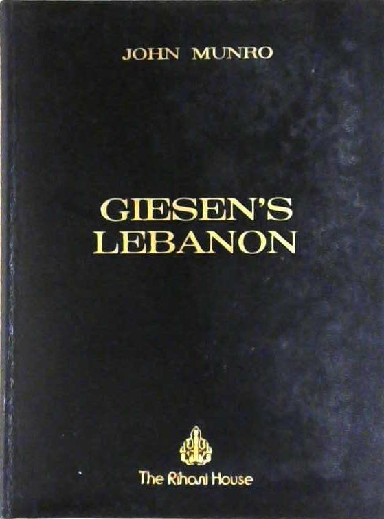 Giesen's Lebanon | 9999903210870 | John Munro