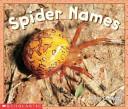 Spider Names | 9999903118244 | Susan Canizares