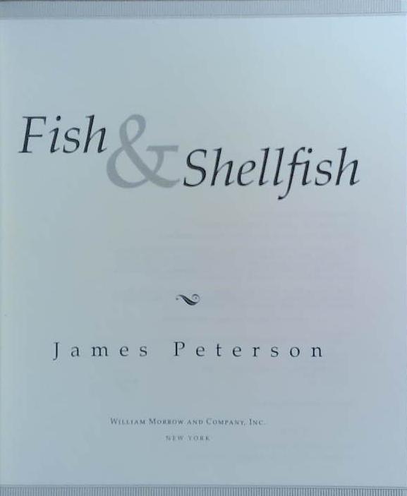 Fish & Shellfish | 9999903262022 | James Peterson