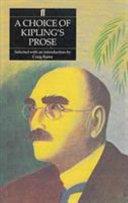 A Choice of Kipling's Prose | 9999903149279 | Rudyard Kipling