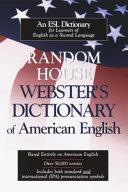 Random House Webster's Dictionary of American English | 9999903214168 | Gerard M. Dalgish