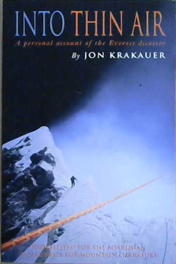 Into Thin Air | 9999903220879 | Krakauer, John